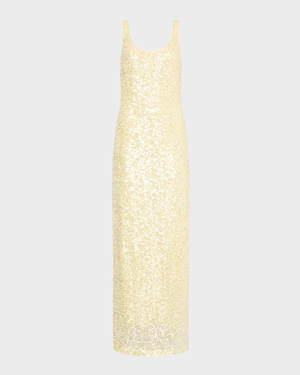 Milly Tatum Sleeveless Sequin Stretch Maxi Dress