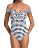 Milly Women's Betsy Cottage Gingham One-Piece Swimsuit - 3