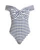 Milly Women's Betsy Cottage Gingham One-Piece Swimsuit - 6