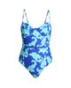 Milly Women's Canopee Graphic Belted One-Piece Swimsuit - 1