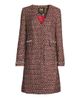Milly Women's Collarless Tweed Coat - 7