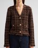 Milly Women's Daphne Fringe Cardigan Jacket - 5