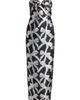Milly Women's Donna Metallic Ribbon Jacquard Strapless Gown - 1
