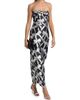 Milly Women's Donna Metallic Ribbon Jacquard Strapless Gown - 2