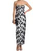 Milly Women's Donna Metallic Ribbon Jacquard Strapless Gown - 3