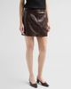 Milly Women's Eliza Belted Faux-Leather Mini Skirt - 4
