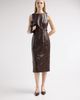 Milly Women's Elsie Faux Leather Midi Dress - 2