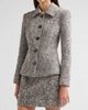 Milly Women's Esme Herringbone Structured Jacket - 4