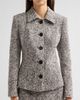 Milly Women's Esme Herringbone Structured Jacket - 5