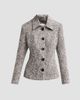 Milly Women's Esme Herringbone Structured Jacket - 6