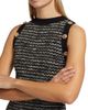 Milly Women's Fringe Tweed Sleeveless Minidress - 6
