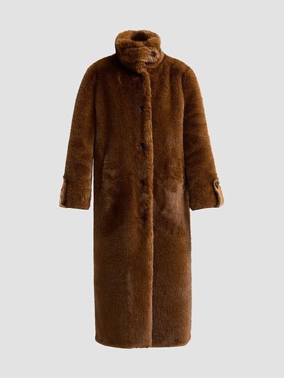 Milly Women's Gia Faux Fur Coat