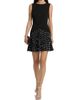 Milly Women's Haddy Polka Dot Pleated Combo Minidress - 2