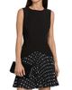 Milly Women's Haddy Polka Dot Pleated Combo Minidress - 3