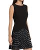 Milly Women's Haddy Polka Dot Pleated Combo Minidress - 4