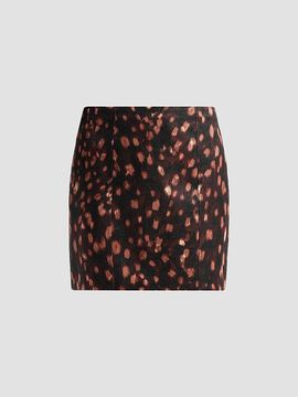 Milly Women's Jaylene Chevron Jacquard Mini Skirt