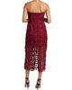 Milly Women's Kait Tile Lace Strapless Midi-Dress - 5