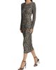 Milly Women's Leopard Print Jersey Midi-Dress - 2