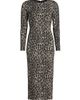 Milly Women's Leopard Print Jersey Midi-Dress - 8