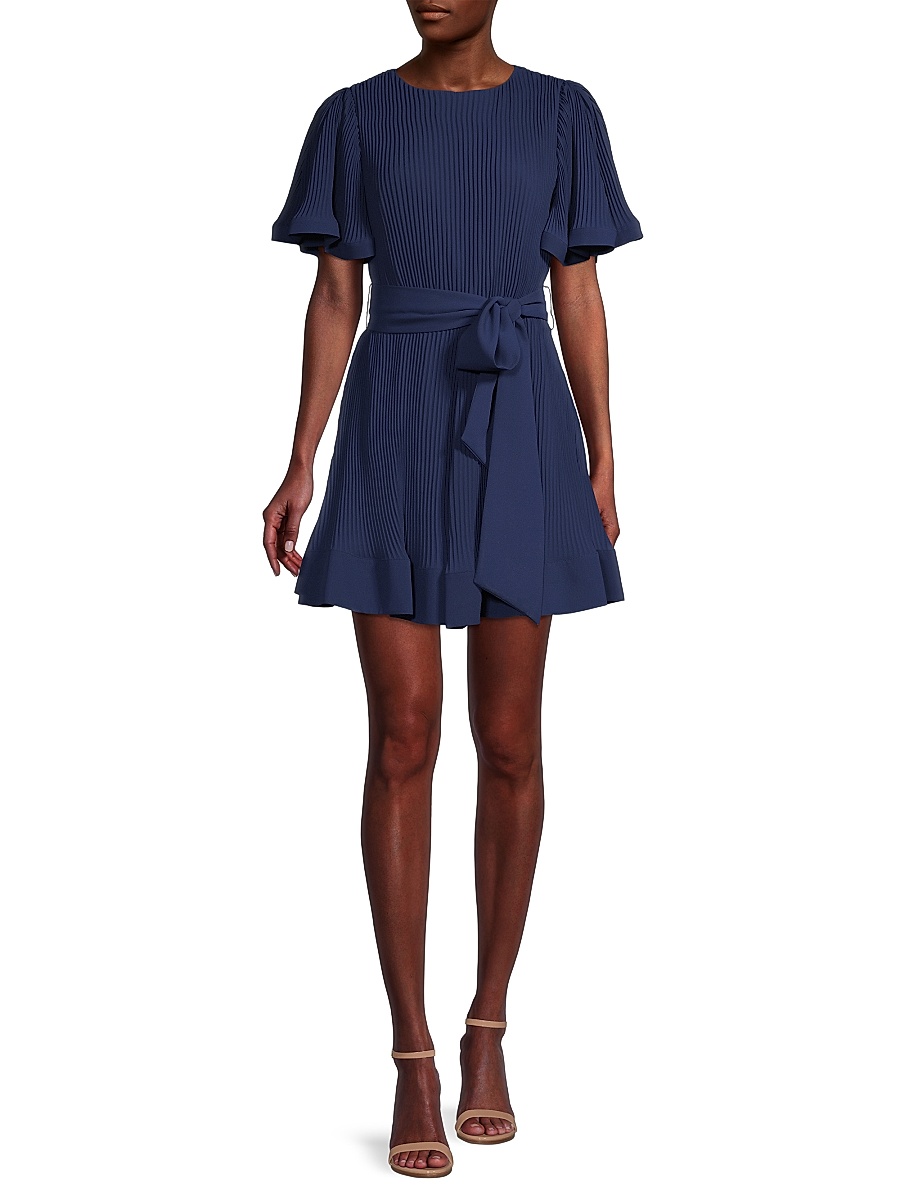 Milly - Women's Lumi Pleated Minidress
