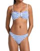 Milly Women's Margot Gingham Bandeau Bikini Top - 5