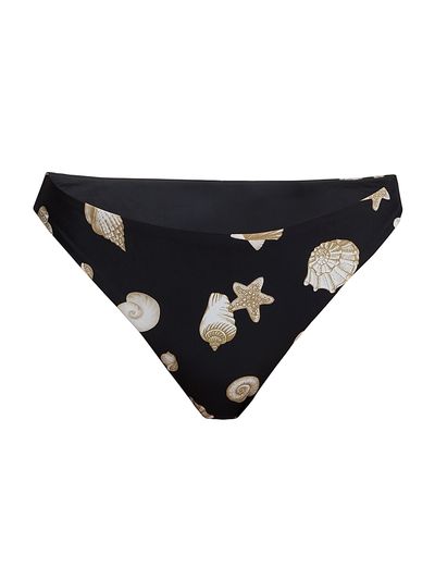 Milly Women's Margot Seashell Print Bikini Bottom