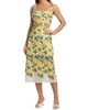 Milly Women's Marta Floral-Embroidered Midi-Skirt - 2