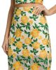 Milly Women's Marta Floral-Embroidered Midi-Skirt - 6