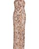 Milly Women's Meredith Sequined Strapless Maxi Dress - 1
