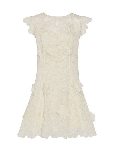 Milly Women's Myla 3D Floral-Embroidered Minidress