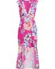 Milly Women's Nanci Petals In Bloom Ruffled Midi-Dress - 1