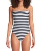 Milly Women's Nautical Striped Bandeau One-Piece Swimsuit - 3