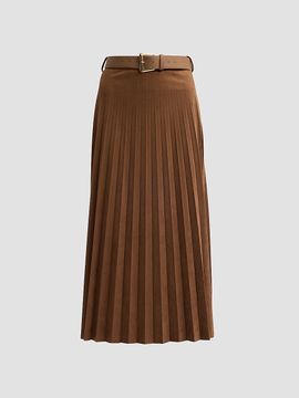 Milly Women's Nayla Pleated Midi Skirt