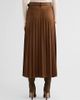 Milly Women's Nayla Pleated Midi Skirt - 3