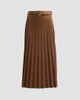 Milly Women's Nayla Pleated Midi Skirt - 6