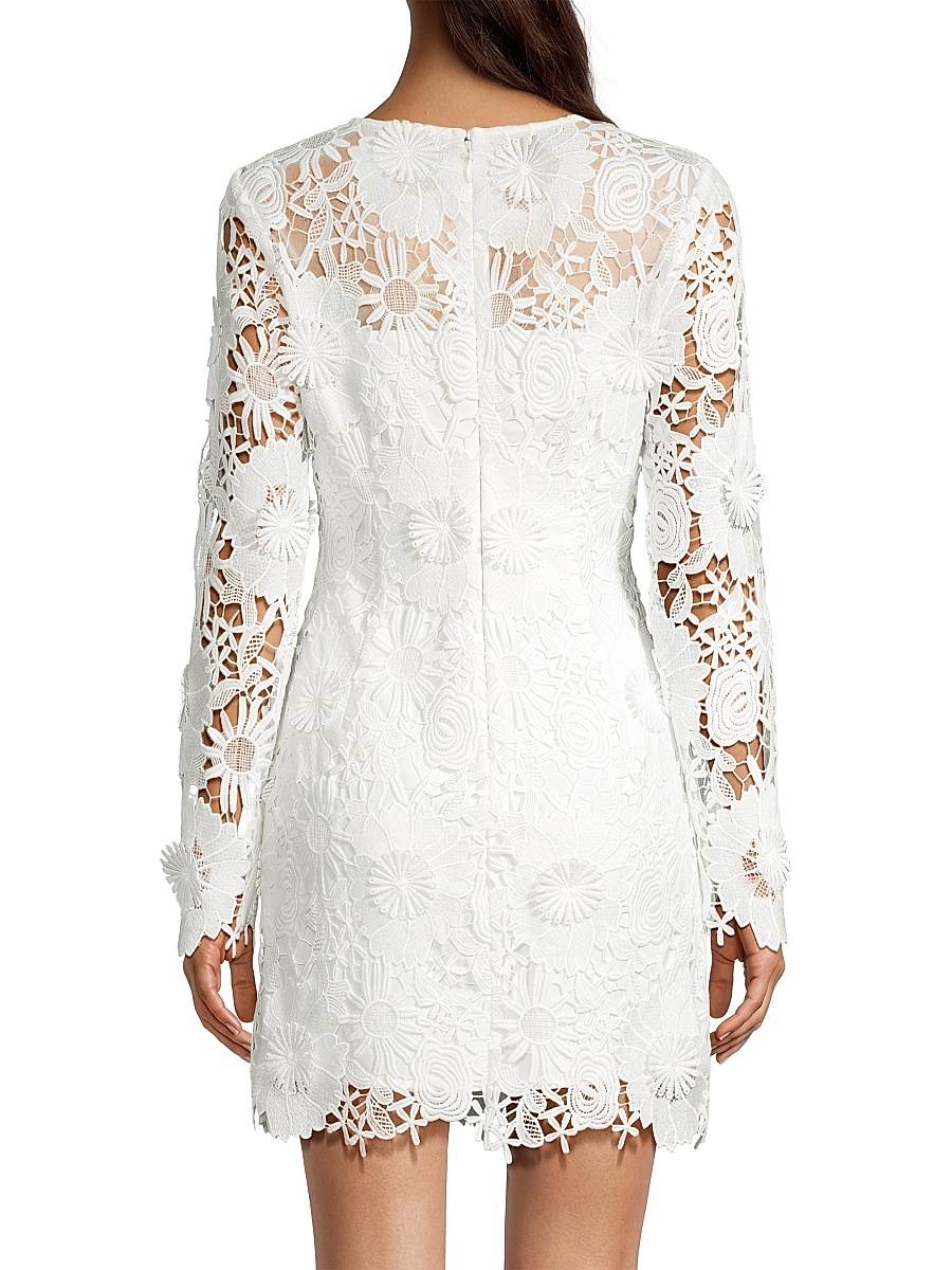 chinese dress ladies Millie Lace Dress (White), M main image 0