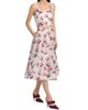 Milly Women's Paige Floral Jacquard Crop Top - 2