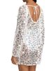 Milly Women's Paillette Sequined Crochet Cover-Up Minidress - 4