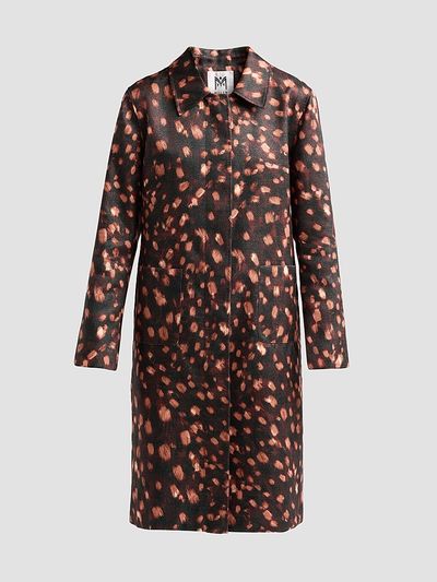 Milly Women's Paityn Leopard-Print Jacquard Coat