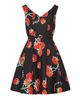 Milly Women's Peggy Off-The-Shoulder Tomato Print Minidress - 1
