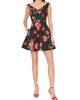 Milly Women's Peggy Off-The-Shoulder Tomato Print Minidress - 4