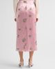 Milly Women's Raylen Floral Sequin-Embellished Satin Midi Skirt - 3