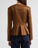 Milly Women's Reina Faux Suede Peplum Jacket - 3