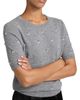 Milly Women's Rosalyn Rhinestone-Embellished Short-Sleeve Top - 6