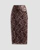 Milly Women's Roxanne Paillette Midi Skirt - 1
