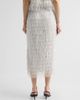 Milly Women's Roxanne Polka Dot Fringe Midi Skirt - 3