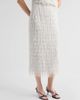 Milly Women's Roxanne Polka Dot Fringe Midi Skirt - 4