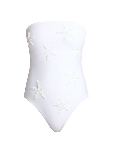 Milly Women's Starfish Sequined One-Piece Swimsuit