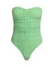 Milly Women's Verde Chevron One-Piece Swimsuit - 7
