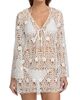 Milly Women's Viara Crochet-Knit Cover-Up Minidress - 3